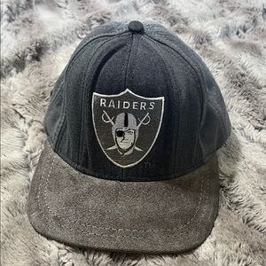 Vintage Oakland/Las Vegas Raiders gray  Logo Baseball Cap